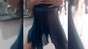 Pretty Latina Girl Dances Sensually In Lingerie, Leading To Unexpected Solo Moments