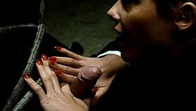 kelly trump gives a nice blowjob and receives cumshot in mouth