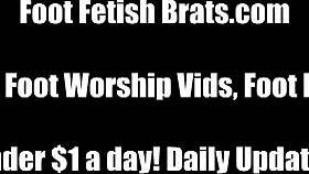 girls worship perfect feet in heels and socks