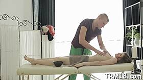 Subduing Beauty's Wild Needs with Oiled Hardcore Sucking and Rough Cock Action