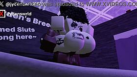 second video of me fucking another fan on roblox with interracial monster cock action