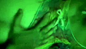 Hey, fucking the young girl after carnival in the public bathroom with anal licking and pussy flashing.