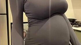 Hey, my milky stepmom, why are you licking your nipples right now?