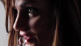 Lily's playing with her tight pussy and sliding a dildo into her ass, looks so hot