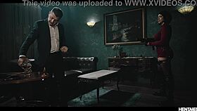 Resident Evil Babe Takes Double Penetration All the Way Through