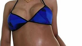 Asian ladyboy strokes and cums hard solo! 😍