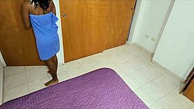 Morrita Latina Estudiante in HOMEMADE Adventure with 18yo HERMANASTRA