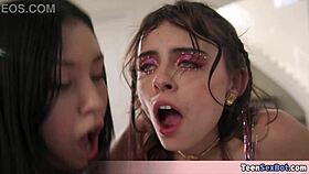 I’m so relieved our slutty biker friend helped my cute Asian gf with sex.