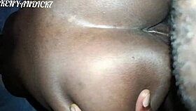 sweet kenyan ebony big ass wife getting fucked hard before going to bed