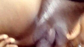 Ebony girl moans, 'Fuck my big pussy'
