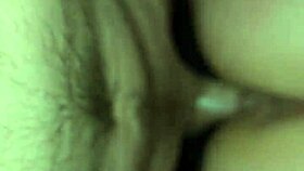 New amateur Amber has her wet pussy fucked by a daddy with a rope and collar