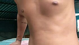 I Went To The Terrace To Cum In Your Mouth When I Asked You To Stick Out Your Tongue I Milked Your Face You're My Sub