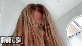 gorgeous gizelle blanco rides a cock outdoors, then spreads cum on her perfect body