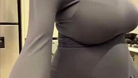 Hey, my milky stepmom, why are you licking your nipples right now?