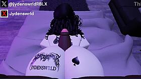 second video of me fucking another fan on roblox with interracial monster cock action