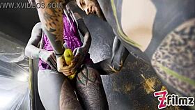 Alt Dominatrix Pegs Tattooed Worker Anal 😈