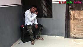 wanna get down here? forget your husband, let's do it in this unfinished building