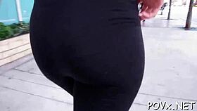 Watch this cute teen slut getting rough blowjob and fucking in pov?