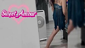 Pretty Latina Girl Dances Sensually In Lingerie, Leading To Unexpected Solo Moments