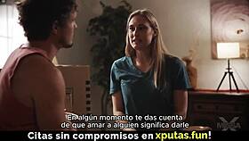 All she wants is sex with her stepson and mother in law in Spanish sub