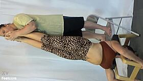 Hiring Manager Tests Life-Guard's Soles with Intense Fetish Passion