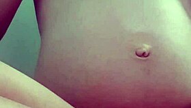 Pregnant MILF Girlfriend Masturbating Her Pussy