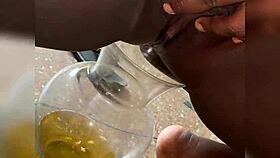 salty rain falling on shaved pussy milf wife hairless