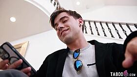 Can five huge-titted blonde MILFs reverse gangbang a young guy?