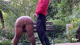 Perverted Son-In-Law's Wet Fantasies: Milf Doggystyle Public Outdoor Belly Fuck