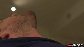 A mature and glamorous European woman gives a blow job and gets fucked in the ass