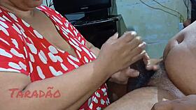 Big tits amateur swallows after anal creampie