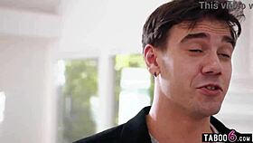 Can five huge-titted blonde MILFs reverse gangbang a young guy?