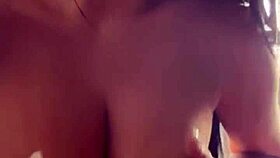 A homemade masturbation compilation featuring busty brunette Sapphire using a huge dildo to reach wet orgasms