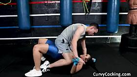 Gym Workout Turns into Deepthroat Sucking