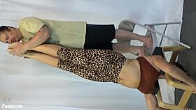 Hiring Manager Tests Life-Guard's Soles with Intense Fetish Passion