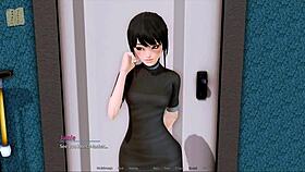 Visual novel-style gameplay in Harem Hotel 239