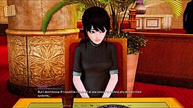 Visual novel-style gameplay in Harem Hotel 239