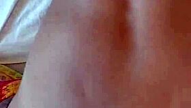 Candie Cross bends over in doggystyle