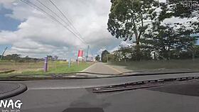 skinny and petite 18+ girl gets fucked by a big cock inside the uber, feeling so emotional and wet