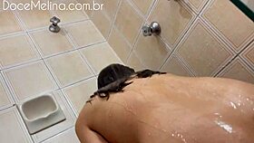 hey, check mel khalifa showering and getting ready to meet a fan.