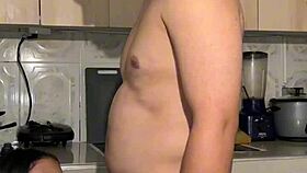 Stepmother’s secret desire for kitchen intimacy with stepson