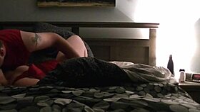 chubby couple enjoys their third round together