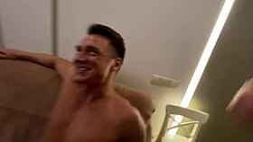 Stunning Models' Trip Turns Into Fantasy Threesome With Blowjob And Cum