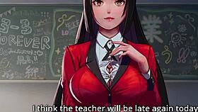 Ass-stretching lessons in new futa classroom