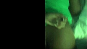 Glamorous girl sucks monster cock in the bedroom