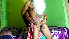 While massaging with oil, father-in-law fucks daughter-in-law