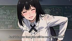 Ass-stretching lessons in new futa classroom