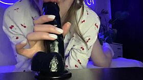 Hungarian Teen Sucks Daddy's Big Dick with Intense Desire in Amateur Scene