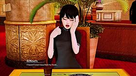 Visual novel-style gameplay in Harem Hotel 239