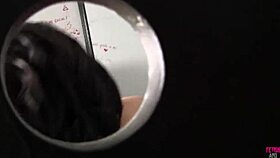 Alexis pussy is wet while she enjoys giving an unknown man a blowjob